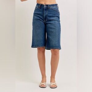 Judy Blue High Waist Bermuda Denim Shorts